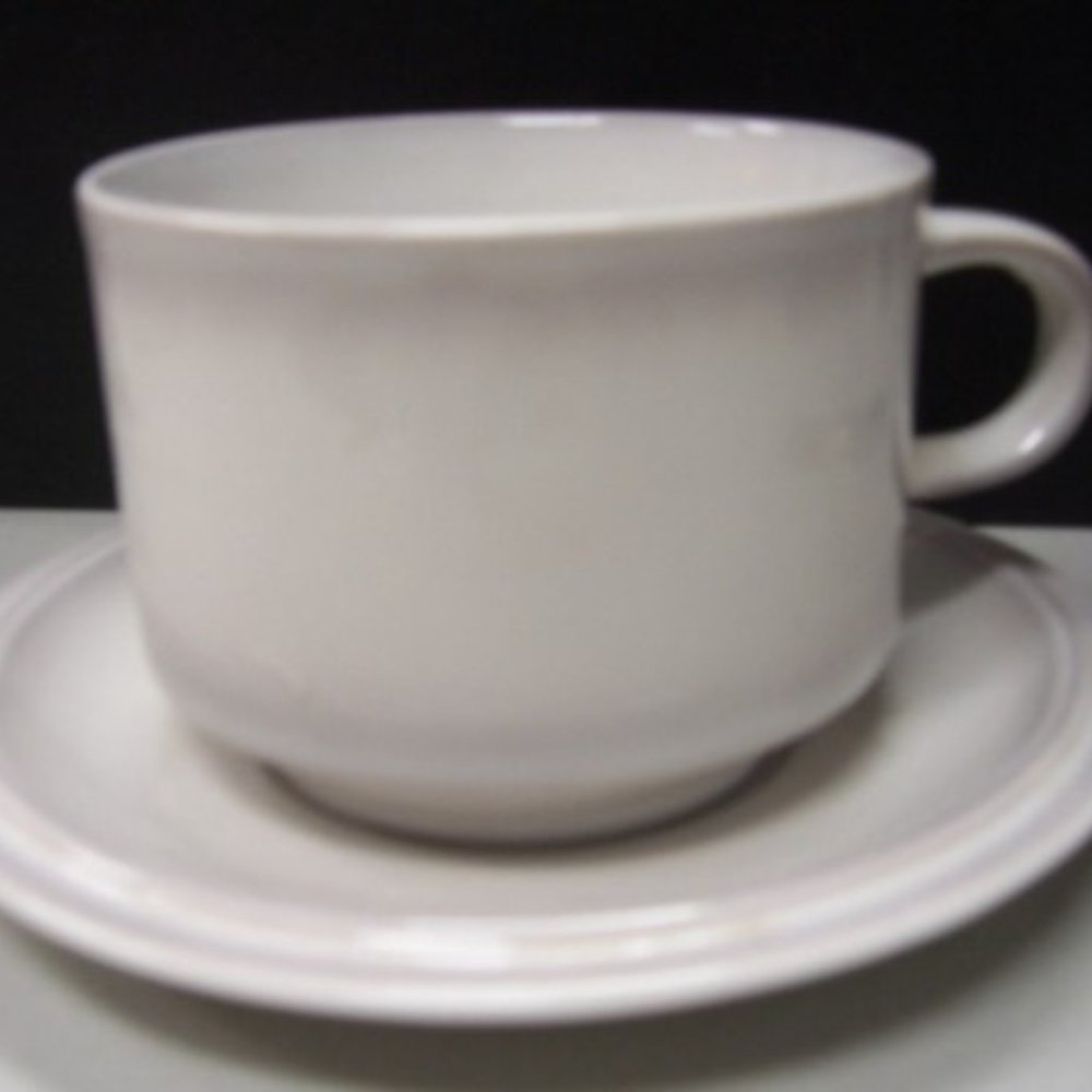 Individual Salad Bowl with Flat Tea Cup & Saucer Set - Lorraine by GOEBEL